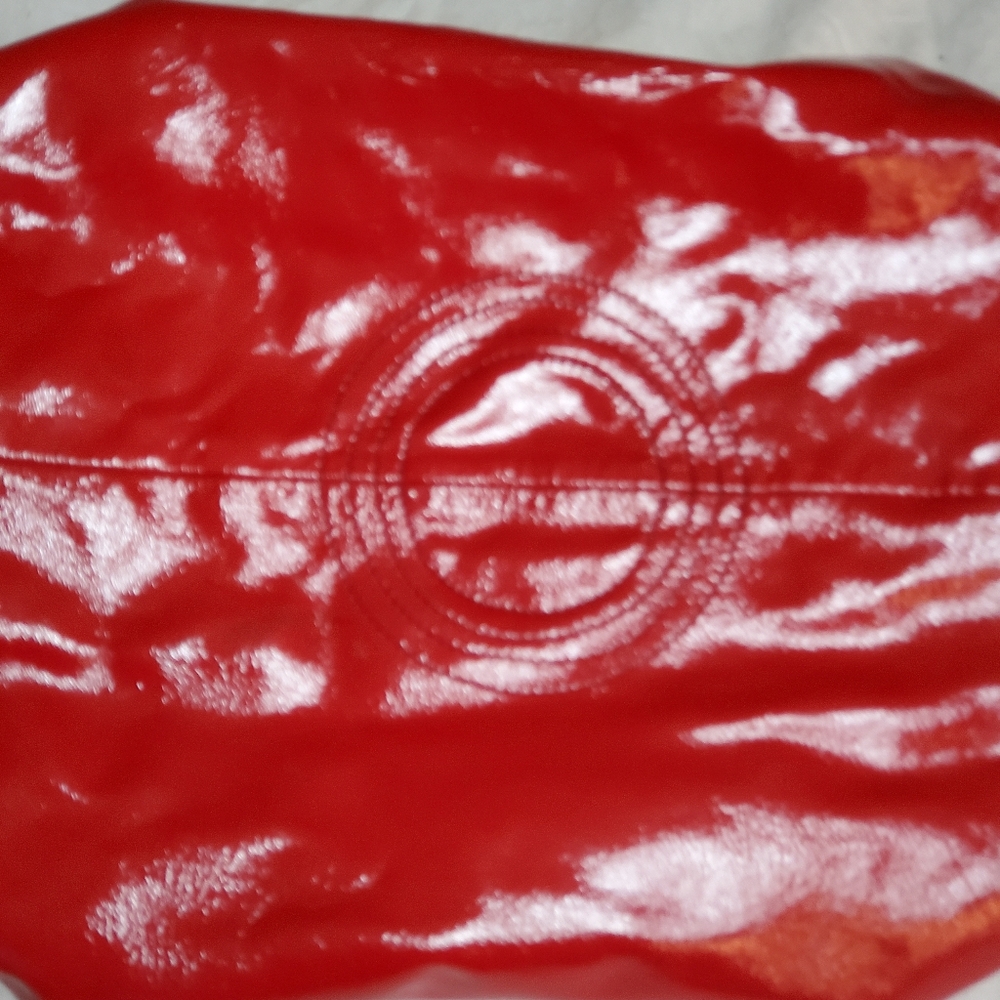 SOLD SOLD SOLD 🌟CLEARANCE🌟 Loewe "Hammock" Bag. Red Goat Patent Leather. COA. - Picture 5 of 15